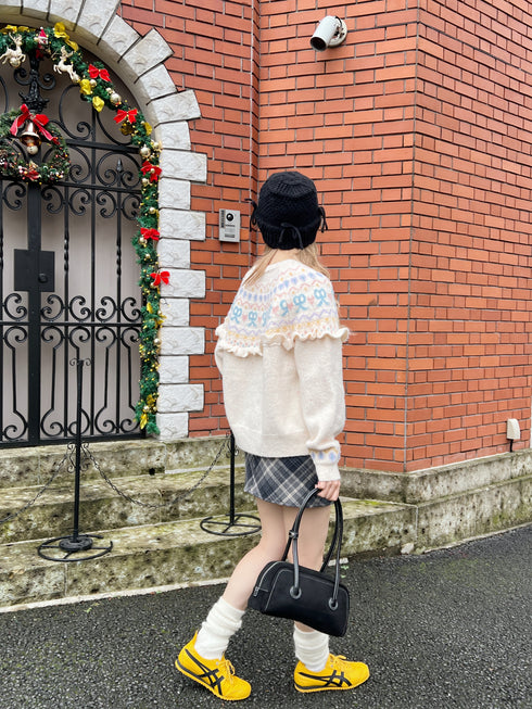 lovely ribbon frill cardigan | SL2243639 | アイボリー