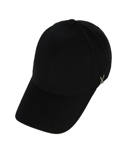 VARZAR(バザール)/Stud logo over fit ball cap/スタッズ ロゴ オーバーフィット ベースボール キャップ | IL5221041 | ブラック