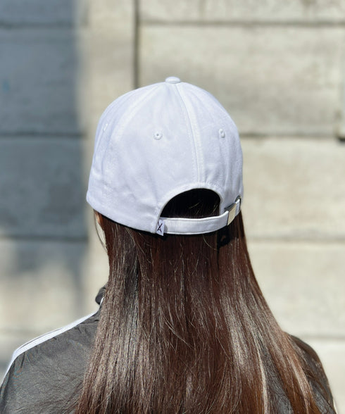 VARZAR(バザール)/Stud logo over fit ball cap/スタッズ ロゴ オーバーフィット ベースボール キャップ | IL5221041 | ホワイト