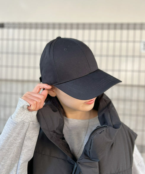 VARZAR(バザール)/Stud logo over fit ball cap/スタッズ ロゴ オーバーフィット ベースボール キャップ | IL5221041 | ブラック