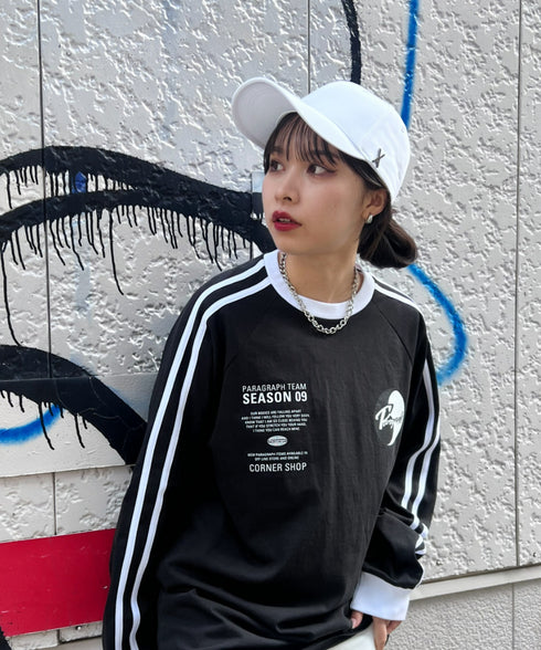 VARZAR(バザール)/Stud logo over fit ball cap/スタッズ ロゴ オーバーフィット ベースボール キャップ | IL5221041 | ホワイト