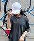 VARZAR(バザール)/Stud logo over fit ball cap/スタッズ ロゴ オーバーフィット ベースボール キャップ | IL5221041 | ホワイト