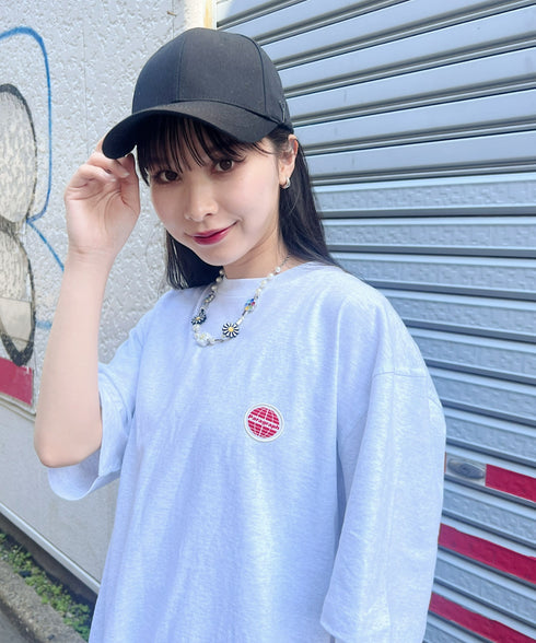 VARZAR(バザール)/Stud logo over fit ball cap/スタッズ ロゴ オーバーフィット ベースボール キャップ | IL5221041 | ブラック