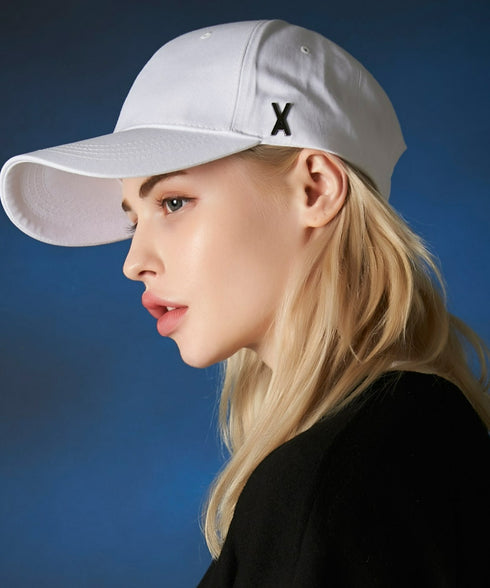 VARZAR(バザール)/Stud logo over fit ball cap/スタッズ ロゴ オーバーフィット ベースボール キャップ | IL5221041 | ホワイト