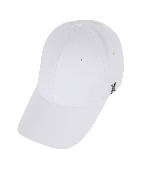 VARZAR(バザール)/Stud logo over fit ball cap/スタッズ ロゴ オーバーフィット ベースボール キャップ | IL5221041 | ホワイト
