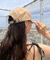 VARZAR(バザール)/Stud logo over fit ball cap/スタッズ ロゴ オーバーフィット ベースボール キャップ | IL5221041 | ベージュ