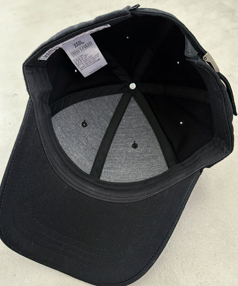 VARZAR(バザール)/Stud logo over fit ball cap/スタッズ ロゴ オーバーフィット ベースボール キャップ | IL5221041 | ブラック