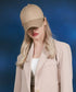 VARZAR(バザール)/Stud logo over fit ball cap/スタッズ ロゴ オーバーフィット ベースボール キャップ | IL5221041 | ベージュ