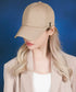 VARZAR(バザール)/Stud logo over fit ball cap/スタッズ ロゴ オーバーフィット ベースボール キャップ | IL5221041 | ベージュ