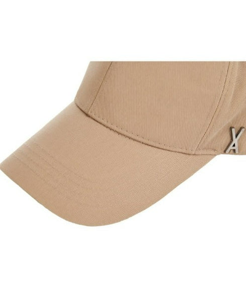 VARZAR(バザール)/Stud logo over fit ball cap/スタッズ ロゴ オーバーフィット ベースボール キャップ | IL5221041 | ベージュ