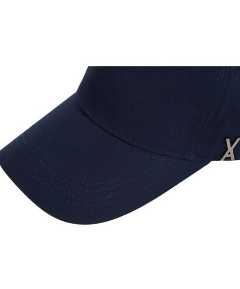 VARZAR(バザール)/Stud logo over fit ball cap/スタッズ ロゴ オーバーフィット ベースボール キャップ | IL5221041 | ネイビー