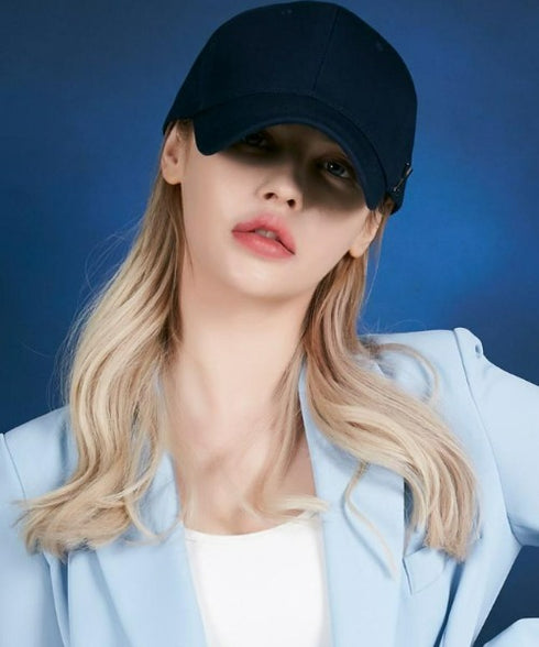 VARZAR(バザール)/Stud logo over fit ball cap/スタッズ ロゴ オーバーフィット ベースボール キャップ | IL5221041 | ネイビー