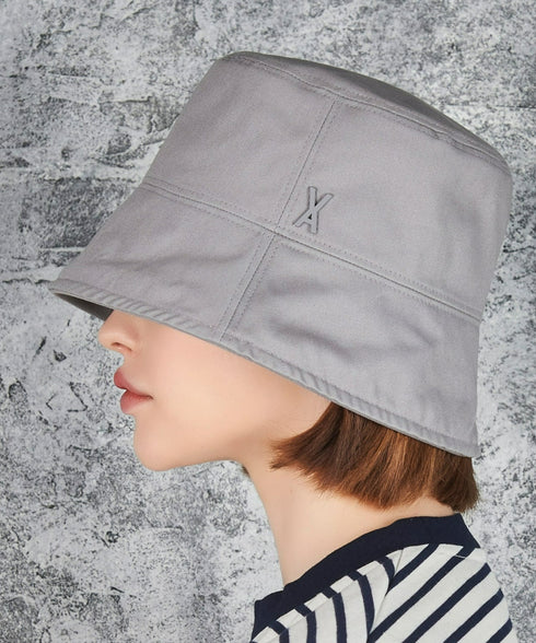 VARZAR(バザール)/Stud drop over fit bucket hat/スタッズ ドロップ オーバーフィット バケットハット | IL5221042 | グレー