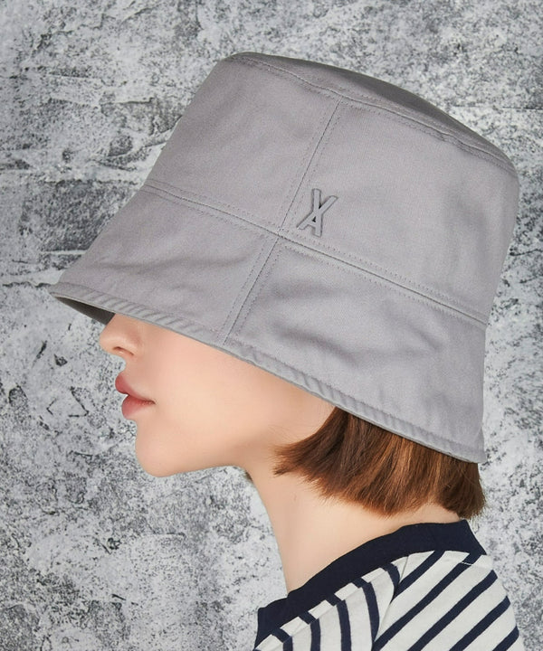 VARZAR(バザール)/Stud drop over fit bucket hat/スタッズ ドロップ オーバーフィット バケットハット | IL5221042 | グレー