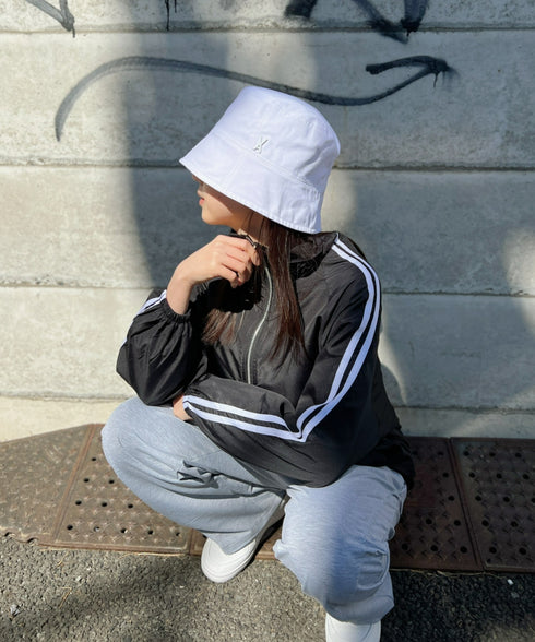 VARZAR(バザール)/Stud drop over fit bucket hat/スタッズ ドロップ オーバーフィット バケットハット | IL5221042 | ホワイト