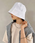 VARZAR(バザール)/Stud drop over fit bucket hat/スタッズ ドロップ オーバーフィット バケットハット | IL5221042 | ホワイト