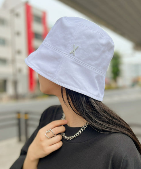 VARZAR(バザール)/Stud drop over fit bucket hat/スタッズ ドロップ オーバーフィット バケットハット | IL5221042 | ホワイト