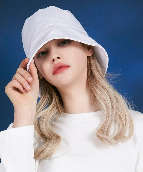 VARZAR(バザール)/Stud drop over fit bucket hat/スタッズ ドロップ オーバーフィット バケットハット | IL5221042 | ホワイト
