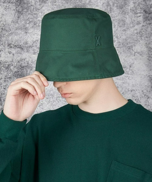 VARZAR(バザール)/Stud drop over fit bucket hat/スタッズ ドロップ オーバーフィット バケットハット | IL5221042 | グリーン