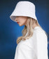 VARZAR(バザール)/Stud drop over fit bucket hat/スタッズ ドロップ オーバーフィット バケットハット | IL5221042 | ホワイト