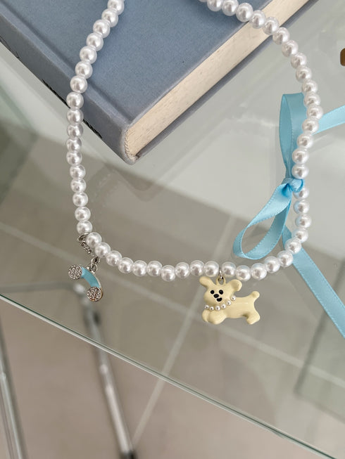 パールアニマルネックレス | SL4244602 | ホワイト