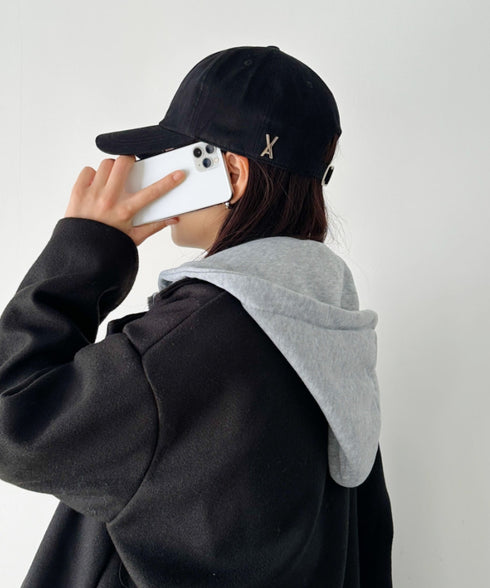 VARZAR(バザール)/OG Fit over fit washing ball cap/オーバーフィット ウォッシング ベースボール キャップ | IL5222026 | ブラック