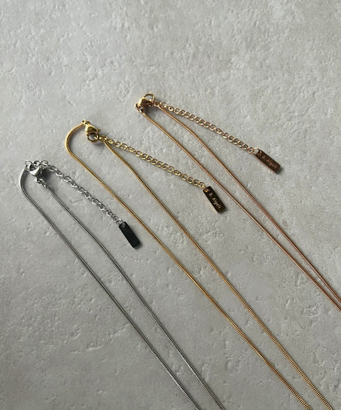 【ステンレス】スライダーボウタイロングネックレス | IS4221732 | ピンク