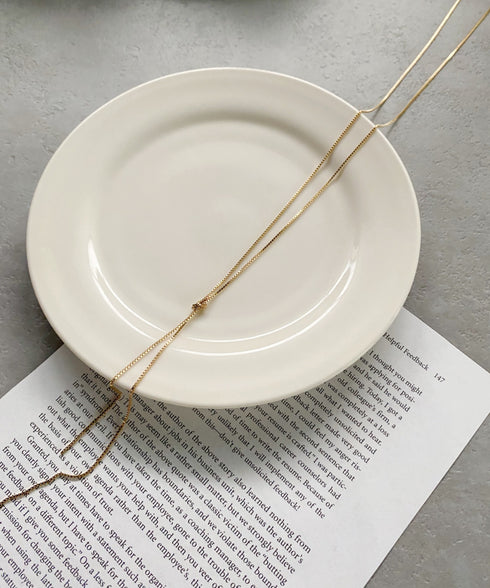 ノットチェーンロングネックレス | IS4221817 | ゴールド