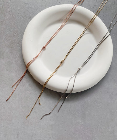 ノットチェーンロングネックレス | IS4221817 | シルバー