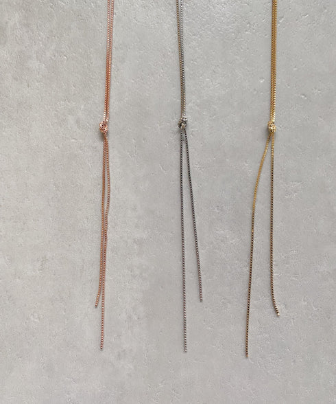 ノットチェーンロングネックレス | IS4221817 | シルバー