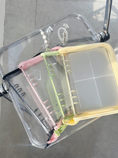 4色クリアラメカードホルダー(A5) | WO4241610 | グリーン