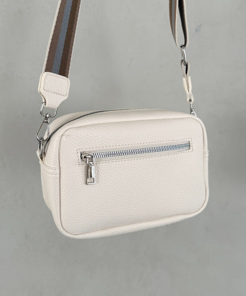 square leather shoulder bag/PUスクエアミニショルダーバッグ | CL1223288 | アイボリー