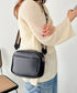 square leather shoulder bag/PUスクエアミニショルダーバッグ | CL1223288 | ブラック