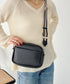 square leather shoulder bag/PUスクエアミニショルダーバッグ | CL1223288 | ブラック