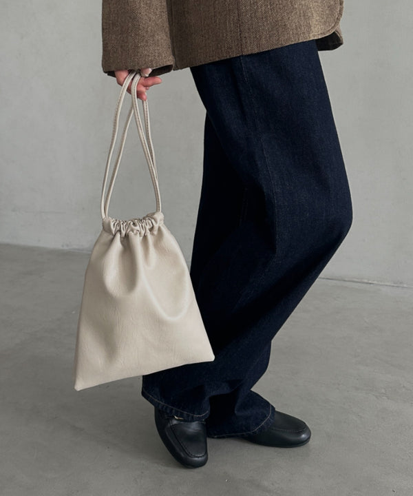 2WAY巾着ミニショルダーバッグ | MD1223002 | アイボリー