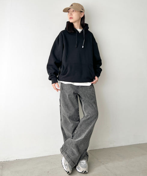 PRO CLUB(プロクラブ)/ヘビーウェイト プルオーバー パーカー 13オンス 裏起毛フーディー /Heavyweight Pullover Hoodie | IM2223001 | ブラック
