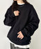 PROCLUB(プロクラブ)/スーパーヘビーウェイト 13オンス クルーネック ビッグ スウェットプルオーバー/Heavyweight Crew Neck Fleece Pullover Sweatshirt | IM2223002 | ブラック