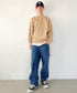 PROCLUB(プロクラブ)/スーパーヘビーウェイト 13オンス クルーネック ビッグ スウェットプルオーバー/Heavyweight Crew Neck Fleece Pullover Sweatshirt | IM2223002 | カーキ