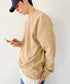 PROCLUB(プロクラブ)/スーパーヘビーウェイト 13オンス クルーネック ビッグ スウェットプルオーバー/Heavyweight Crew Neck Fleece Pullover Sweatshirt | IM2223002 | カーキ