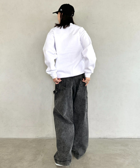 PROCLUB(プロクラブ)/スーパーヘビーウェイト 13オンス クルーネック ビッグ スウェットプルオーバー/Heavyweight Crew Neck Fleece Pullover Sweatshirt | IM2223002 | ホワイト