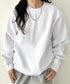 PROCLUB(プロクラブ)/スーパーヘビーウェイト 13オンス クルーネック ビッグ スウェットプルオーバー/Heavyweight Crew Neck Fleece Pullover Sweatshirt | IM2223002 | ホワイト