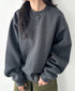 PROCLUB(プロクラブ)/スーパーヘビーウェイト 13オンス クルーネック ビッグ スウェットプルオーバー/Heavyweight Crew Neck Fleece Pullover Sweatshirt | IM2223002 | チャコールグレー