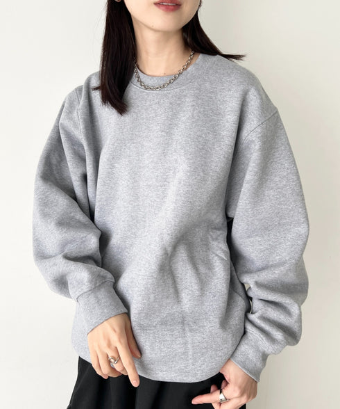 PROCLUB(プロクラブ)/スーパーヘビーウェイト 13オンス クルーネック ビッグ スウェットプルオーバー/Heavyweight Crew Neck Fleece Pullover Sweatshirt | IM2223002 | グレー