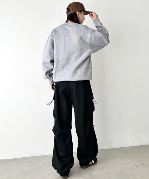 PROCLUB(プロクラブ)/スーパーヘビーウェイト 13オンス クルーネック ビッグ スウェットプルオーバー/Heavyweight Crew Neck Fleece Pullover Sweatshirt | IM2223002 | グレー