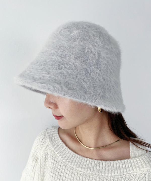 シャギーファーバケットハット | CL5224026 | ライトグレー