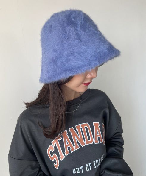 シャギーファーバケットハット | CL5224026 | ブルー