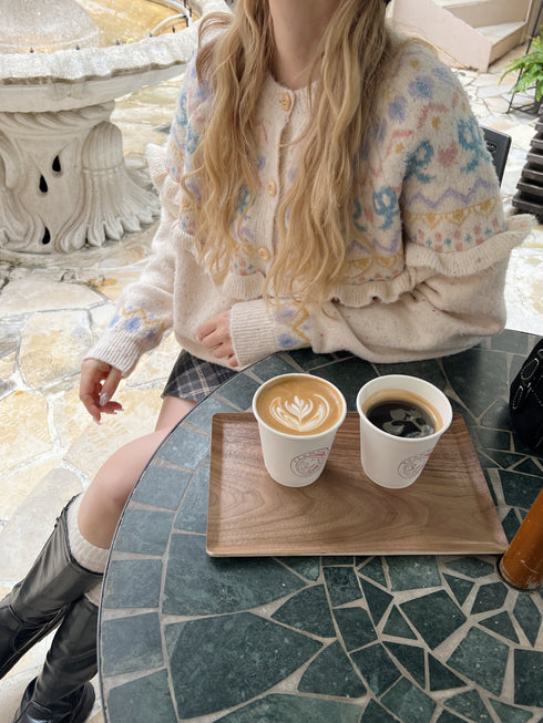 lovely ribbon frill cardigan | SL2243639 | アイボリー