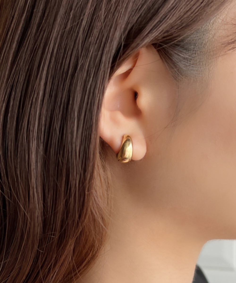 ぷしゅですm(_ _)mイヤリングへご変更　4点 SJX W】LAB-GROWN DIAMOND (SYNTHETIC DIAMOND)CLICK HOOP
