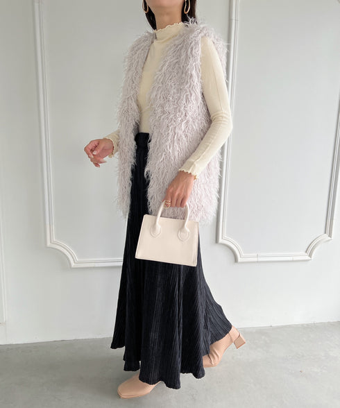 2WAYスクエアミニショルダーバッグ | MD1224002 | アイボリー