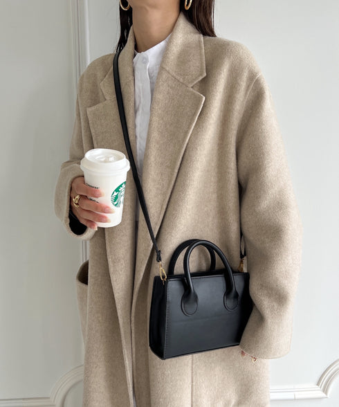 2WAYスクエアミニショルダーバッグ | MD1224002 | ブラック